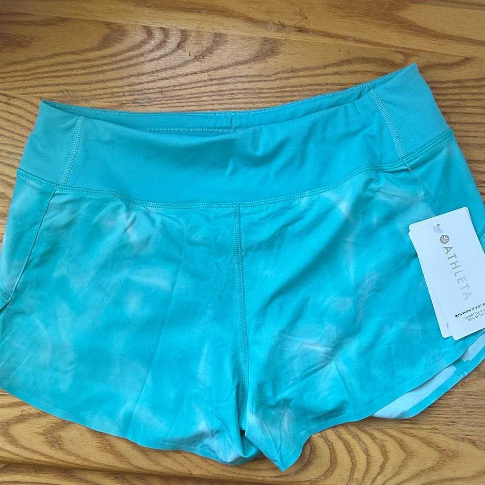 Athleta Women's Aqua Athletic Shorts
